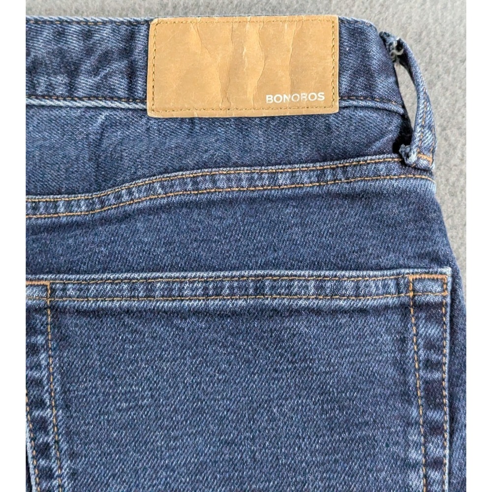 Bonobos Denim On A Mission Organic Cotton Jeans Mens 31x30 Dark Wash Straight - Picture 11 of 16